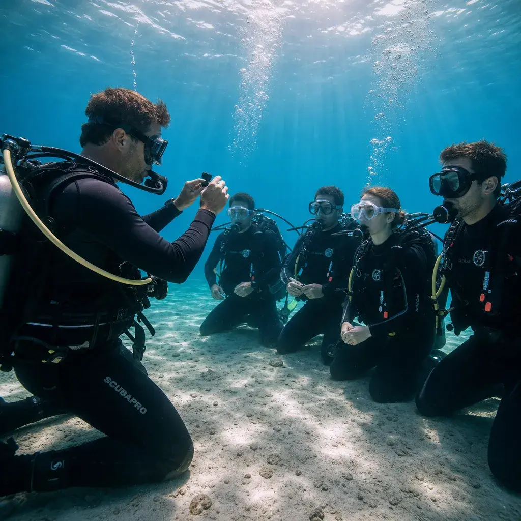 Scuba diver course